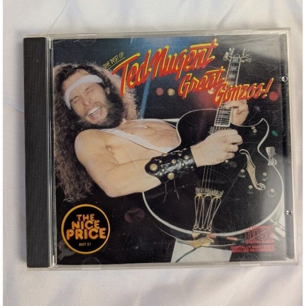 Ted Nugent Great Gonzos The Best of Ted Nugent CD Epic EK 37667 Rock Music
